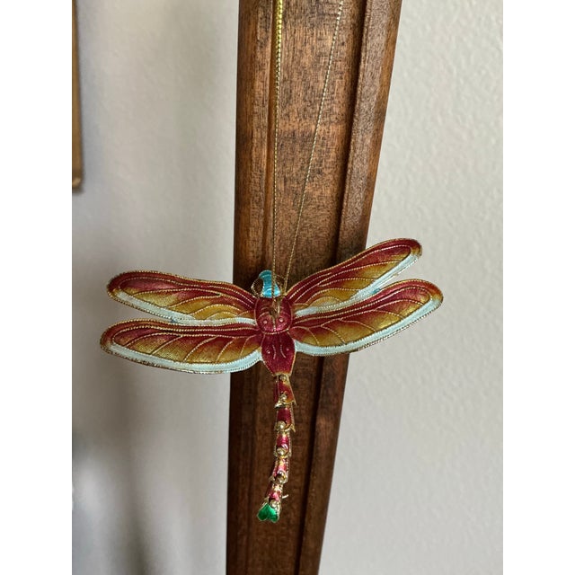Boho Enamel Insect Wall Pair For Sale In Dallas - Image 6 of 8
