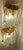 Vintage Wall Lamps with Gold-Plated Brass Brackets and Crystal Glass Drop Pendants, 1970s, Set of 2 For Sale - Image 4 of 9