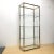 Metal Large Tubular Etagere Glass Shelf | After Milo Baughman For Sale - Image 7 of 11