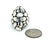 1990s John Hardy Estate Ladies Kali Pebble Marquise Dome Ring 6 Sterling Silver For Sale - Image 4 of 12