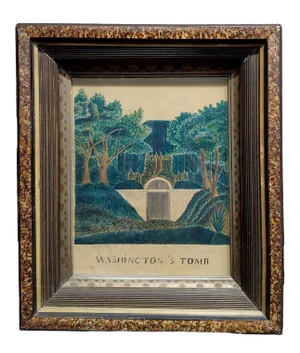 Early 19th Century Painting of George Washington's Tomb