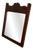 Antique French Rustic Mirror in Wood For Sale