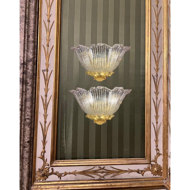 Wall Sconces in Gold, 1980, Set of 4 For Sale - Image 3 of 11