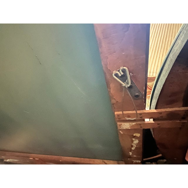 Metal Mid 20th Century Large Hollywood Regency Style Mirror For Sale - Image 7 of 8