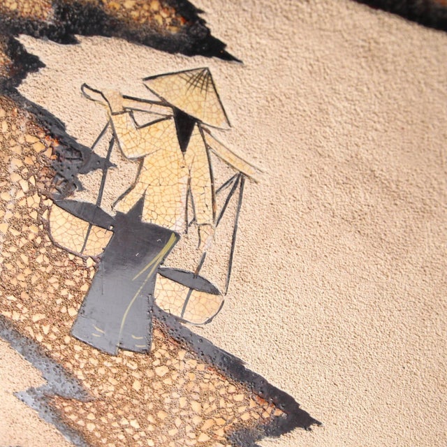 Beige Painted Wooden Wall Panels, 1970s, Set of 4 For Sale - Image 8 of 18