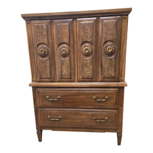 1960s Mid Century Modern, Cherry Kent -Coffey Dresser With Doors