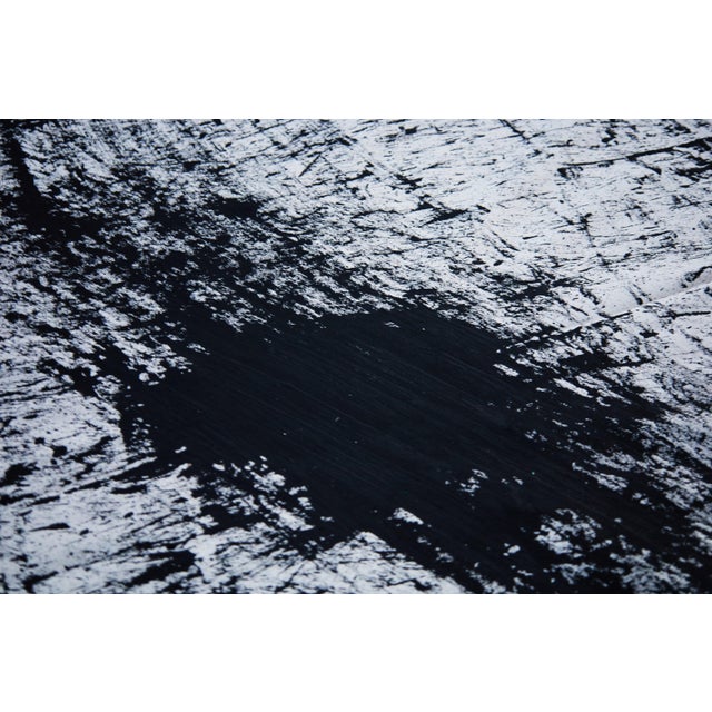Large Abstract Painting "Movement in Black and White 1" by Simon Findlay For Sale - Image 13 of 13