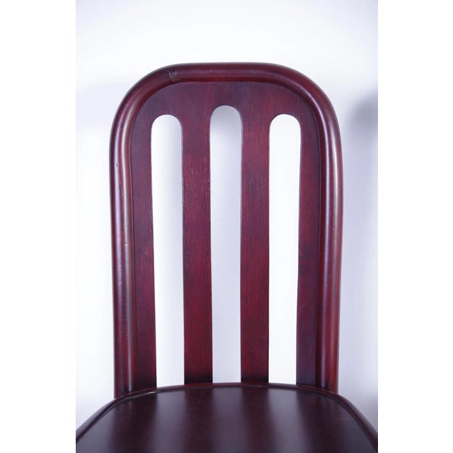 Maroon Set of Antique Chairs by Josef Hoffmann for Jacob & Josef Kohn For Sale - Image 8 of 18