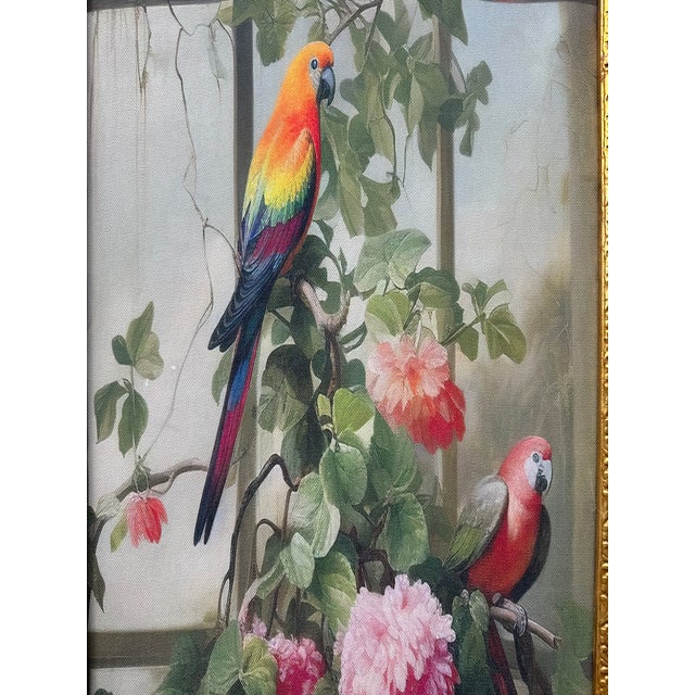 French 1970s French Louis XVI Gold Beech Bird Wall Art - 1 Pc For Sale - Image 3 of 12