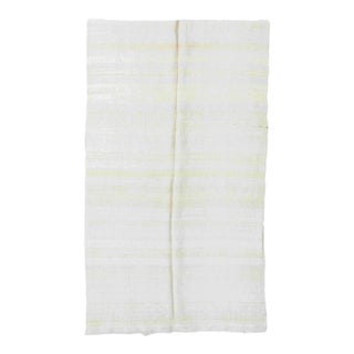 Vintage Modern Turkish Hemp Kilim Rug - 4`10" X 8`6" For Sale