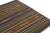 1950s 1950s Vintage Chaput Kilim in Multicolor Striped Pattern, Polychromatic Rug For Sale - Image 5 of 8
