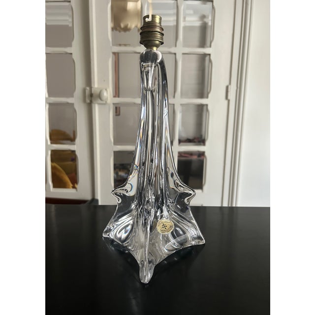 Vintage Crystal Table Lamp, 1950s For Sale - Image 10 of 14