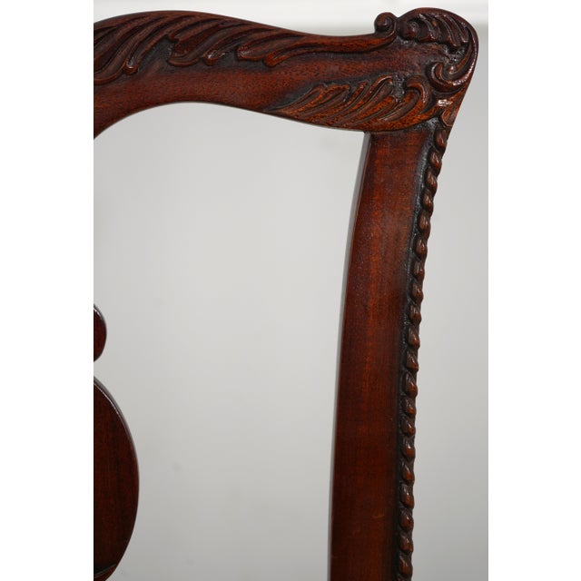 Set of 8 Maitland Smith Mahogany Dining Chairs For Sale - Image 14 of 18