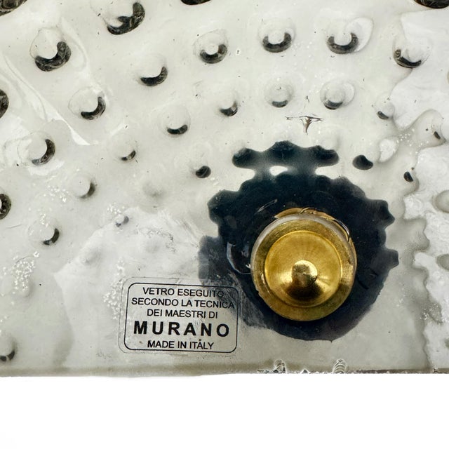 Gold Modern Twisted Smoked Murano Glass Sconces in the style of Barovier & Toso, 2000, Set of 2 For Sale - Image 8 of 10
