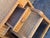 Vintage Wicker Vanity Set With Arched Mirror and Matching Stool For Sale - Image 10 of 12