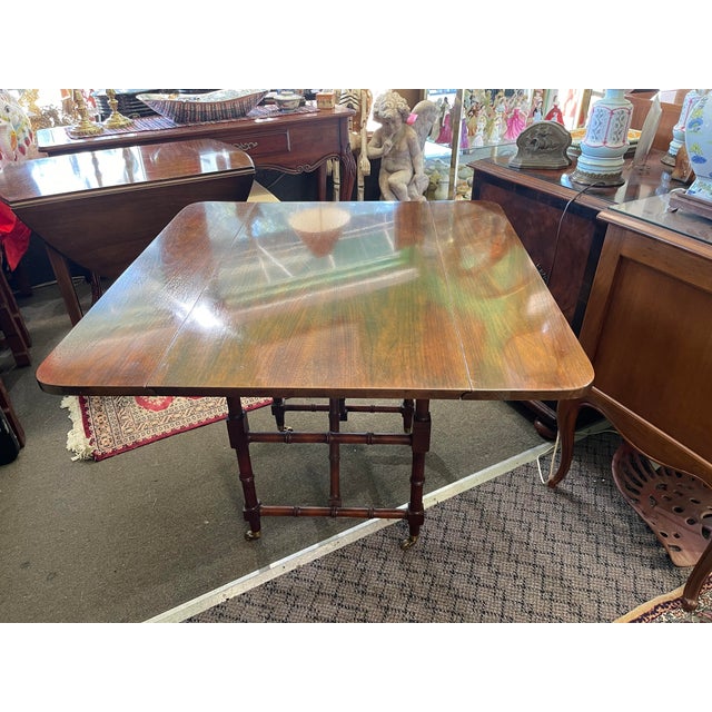 Baker Furniture Drop Leaf Table Coffee Table Chairish