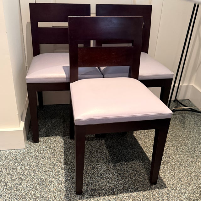 Wood Set of Three Christian Liaigre Archipel Chairs For Sale - Image 7 of 7