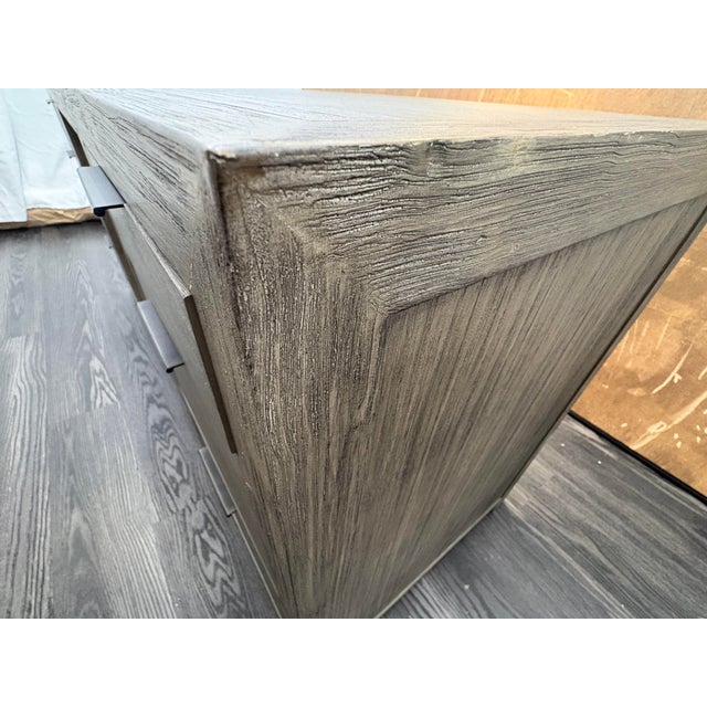 Rh Laguna Storage Desk – Grey Driftwood For Sale - Image 17 of 18