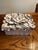 Beautiful handmade oyster shell decorative box featuring a coastal design. This decorative piece is crafted using real...