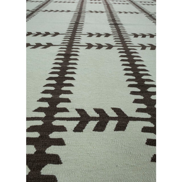 Turkish Kilim Oriental Handmade Flatweave 8'2" x 10'4" #18145 For Sale In Houston - Image 6 of 8