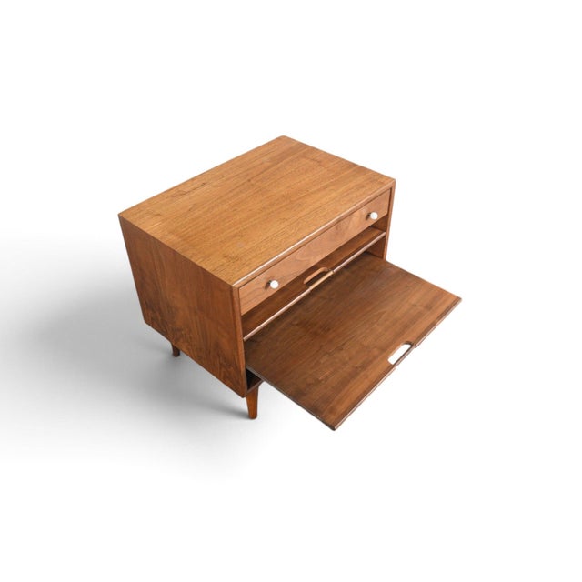 Mid 20th Century Attributed to Kipp Stewart for Drexel "Declaration" Magazine Side Table For Sale - Image 10 of 14
