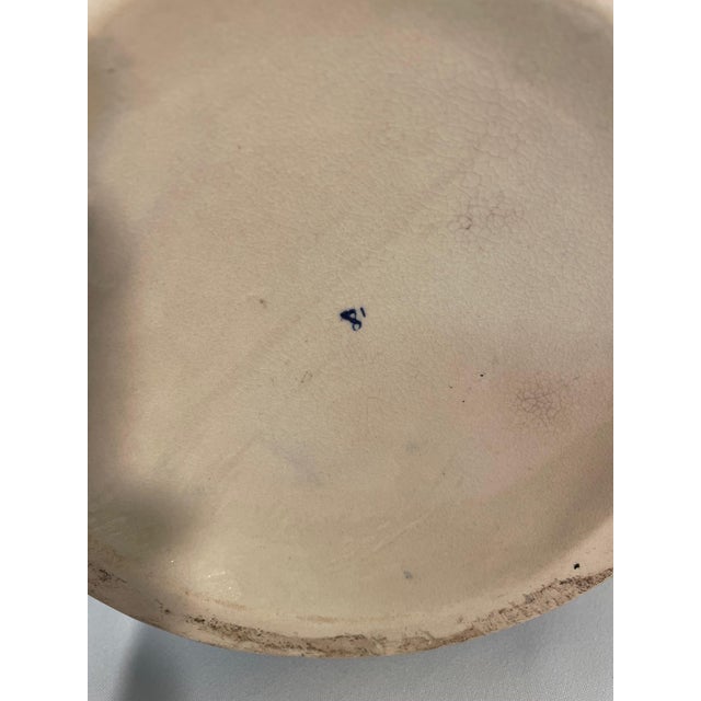 Vintage Mid 20th Century Italian Majolica Ceramic Umbrella Stick Stand For Sale - Image 11 of 14