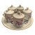 1950s Louis Lourioux “Le Faune” Pot De Crème Set (Tray With 5 Pots) For Sale