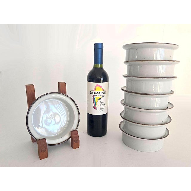 Mid-Century Modern 1960s Dansk Brown Mist Set With Coffee Pot, Bowls, Saucers - 18 Pieces For Sale - Image 3 of 16