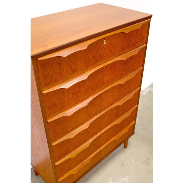 Trekanten–Hestbæk 6 Drawer Teak Dresser Designed by Claus Okholm For Sale - Image 10 of 10