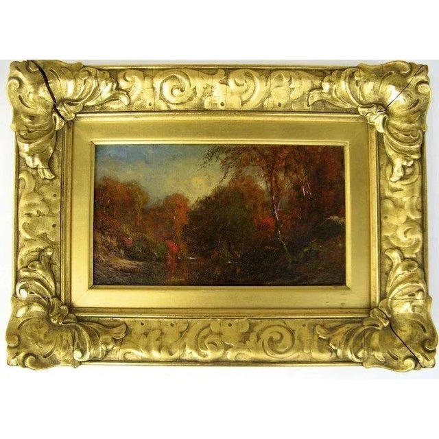 19th Century 19th Century Landscape Oil Painting by James McG. Hart, Framed For Sale - Image 5 of 7