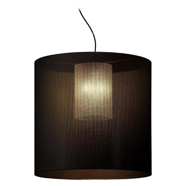 Black Moaré L Pendant Lamp by Antoni Arola For Sale - Image 4 of 4