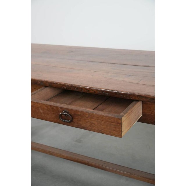 Large Antique French Farmhouse Dining Table For Sale - Image 9 of 18