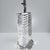 Mid-Century Modern Vintage Mid Modernist Clear Lucite Stacked Tiled Skyscraper Table Lamp, Attributed to Bauer For Sale - Image 3 of 10