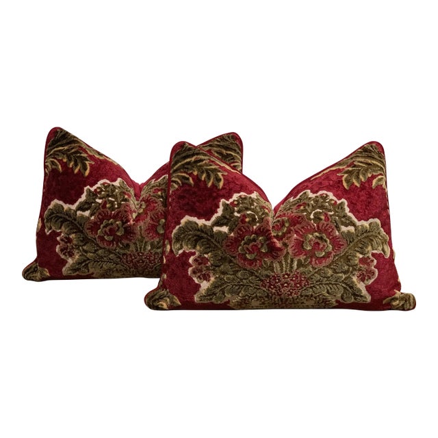 Vintage Re-Designed and Hand-Engineered Pillow Covers - a Pair For Sale