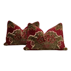 Vintage Re-Designed and Hand-Engineered Pillow Covers - a Pair