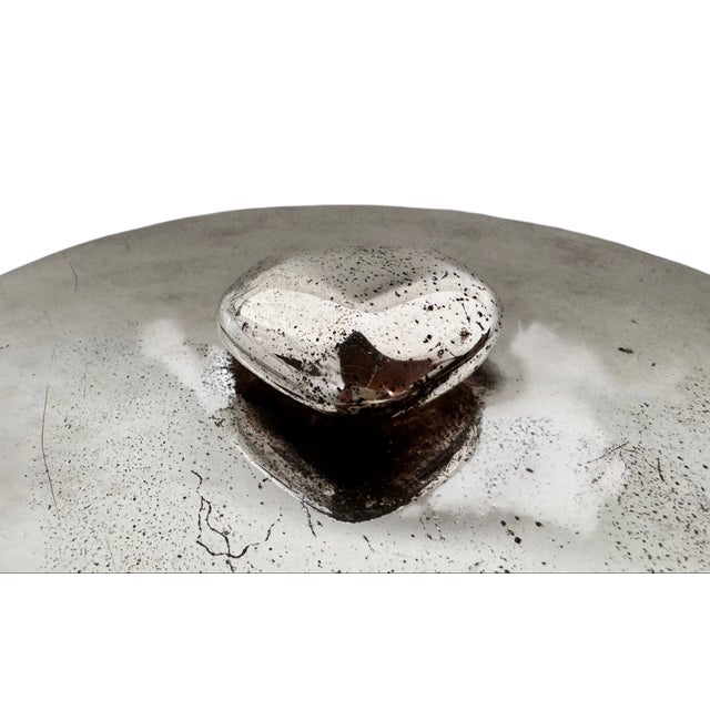 St. James Brazilian Modernist Silver Plate Serving Dish (C. 1980s) For Sale In Austin - Image 6 of 15