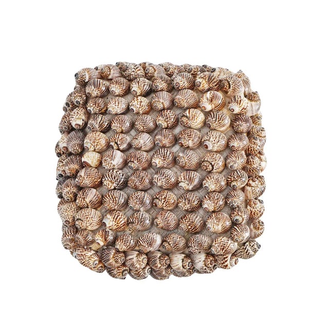 Handmade Balinese small decorative box. Woven grass and covered in beautiful natural shells. Use on display and to store...