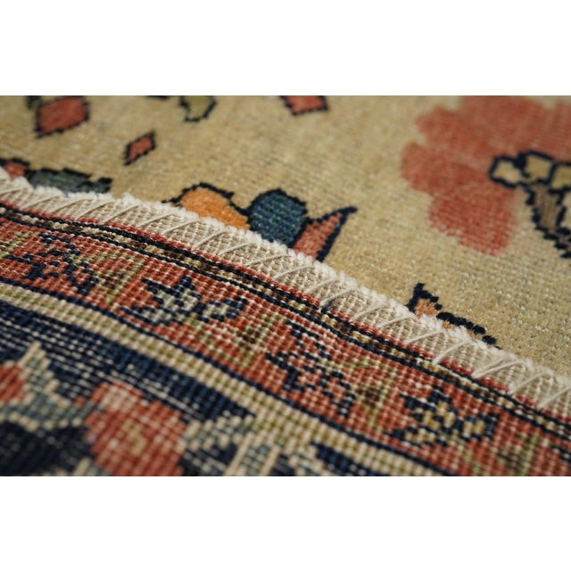 Beige Late 19th Century Antique Farahan Rug 4'3'' X 6'11'' For Sale - Image 8 of 8