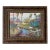 Vintage Tropical Florida Highwaymen–Style Oil on Canvas Painting With Egret, Framed For Sale