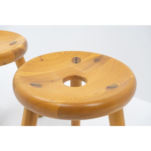 Artek Sauna Stools by Bertel Gardberg for Artek, Finland, 1970s, Set of 2 For Sale - Image 4 of 12