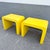 Postmodern Postmodern Yellow Gloss Laminate Waterfall Side Tables - A Pair For Sale - Image 3 of 10