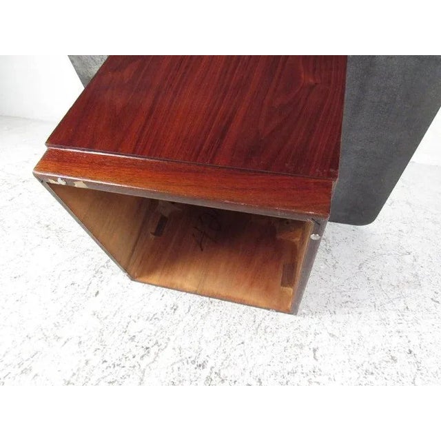 Mid-Century Modern Slate Top Coffee Table For Sale In New York - Image 6 of 12