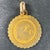 French Perroud Large Libra Zodiac Starsign 18k Yellow Gold Charm Pendant, 1930s For Sale - Image 3 of 15