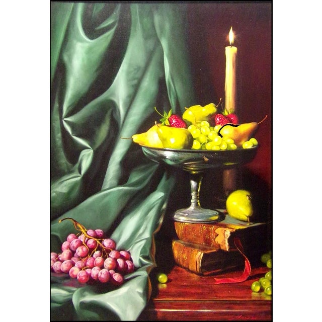 "Untitled" -framed Original Oil on canvas #09040052016 by William Martin Hand signed by the artist Image Size: 35" x 23"...