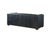 Black Tuxedo Leather Sofa - Slate For Sale - Image 8 of 11