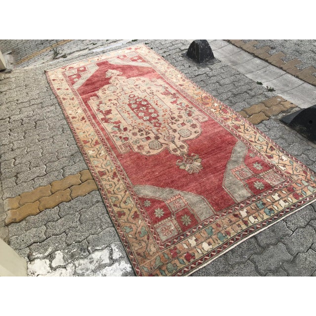Turkish Oushak Handmade Naturel Wool and Wool Rug For Sale - Image 3 of 11