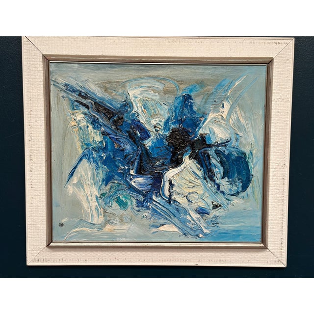 Bo Westberg, Strummer, 1950s, Oil on Canvas, Framed 70 × 60 Cm For Sale - Image 17 of 18