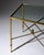 French Art Deco Period Brass and Glass Side Table, Circa 1940 For Sale - Image 9 of 9