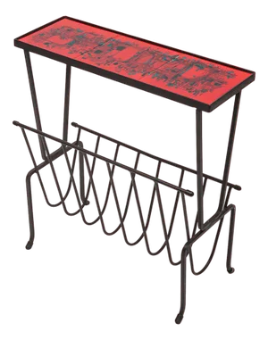 Vintage Magazine Rack, 1950s