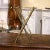 Modern Mid-Century French Faux Bamboo Brass Magazine Rack in Baguès Style For Sale - Image 3 of 8